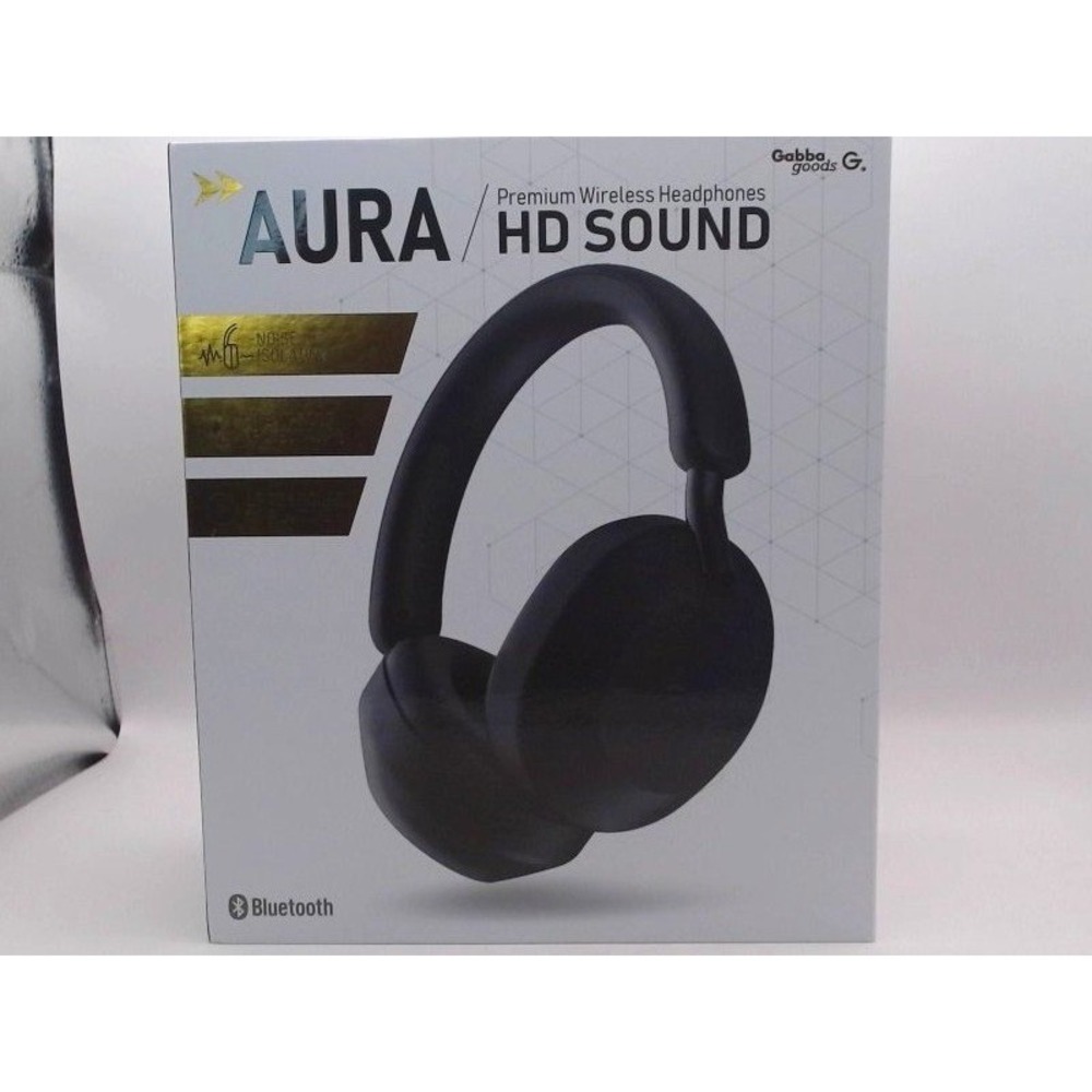 Gabba Goods - Aura Premium Wireless Headphones, HD Sound, BRAND NEW IN BOX